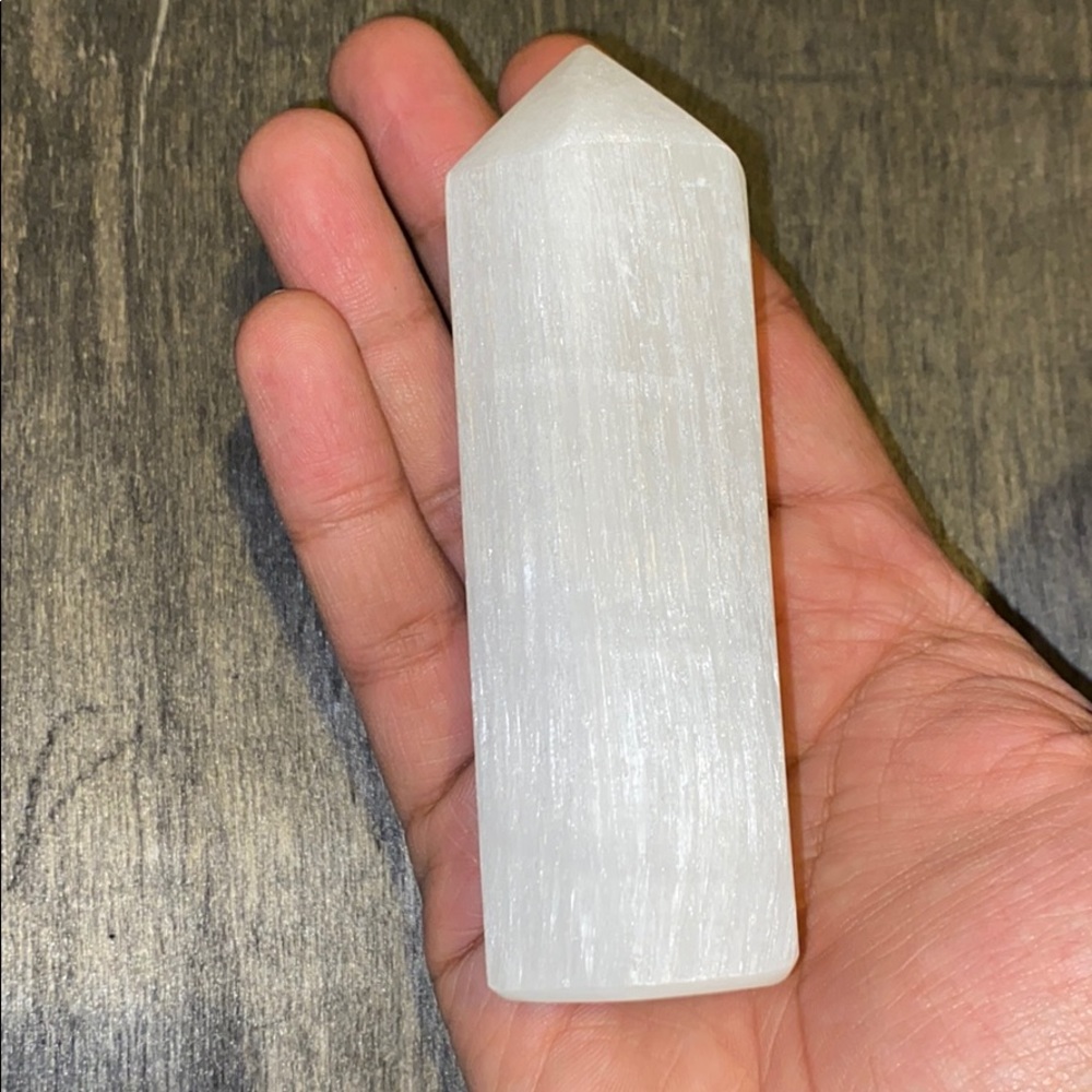 Selenite Point Crystal